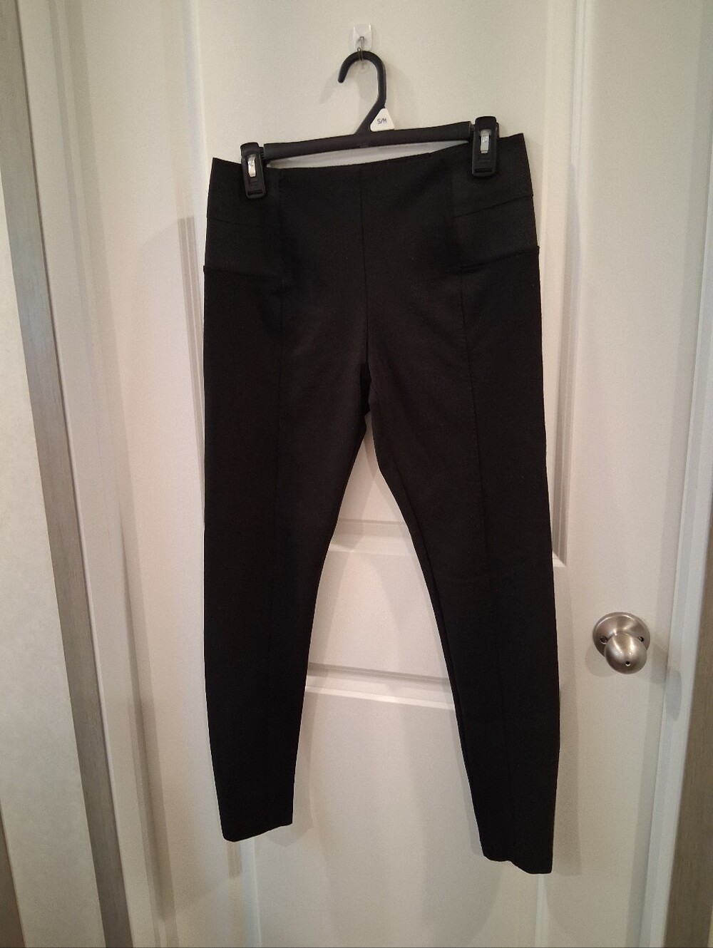 Autres Filles Black Skinny Ponte Pants - Sleek Everyday Stretch Size Small